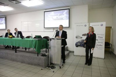 Prednáška člena predstavenstva Volkswagen