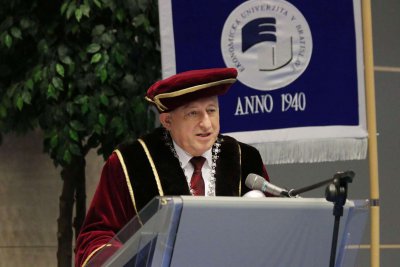 Doctor Honoris Causa Michalovi Kováčovi a Petrovi Mihókovi