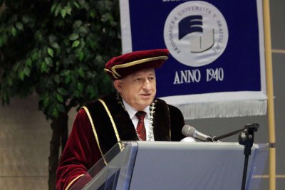 Doctor Honoris Causa Michalovi Kováčovi a Petrovi Mihókovi