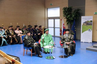 Doctor Honoris Causa Michalovi Kováčovi a Petrovi Mihókovi