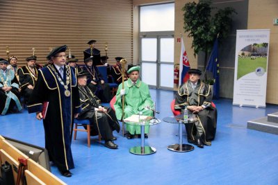 Doctor Honoris Causa Michalovi Kováčovi a Petrovi Mihókovi