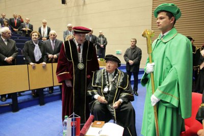 Doctor Honoris Causa Michalovi Kováčovi a Petrovi Mihókovi