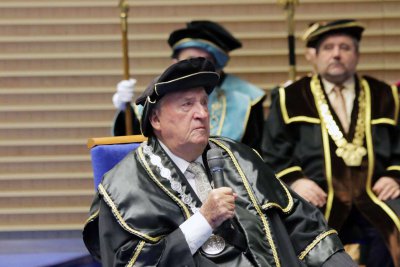 Doctor Honoris Causa Michalovi Kováčovi a Petrovi Mihókovi