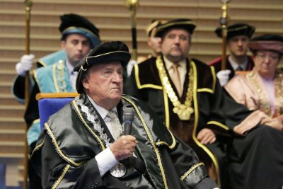 Doctor Honoris Causa Michalovi Kováčovi a Petrovi Mihókovi