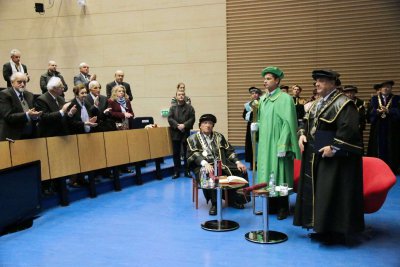 Doctor Honoris Causa Michalovi Kováčovi a Petrovi Mihókovi
