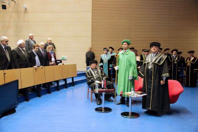 Doctor Honoris Causa Michalovi Kováčovi a Petrovi Mihókovi