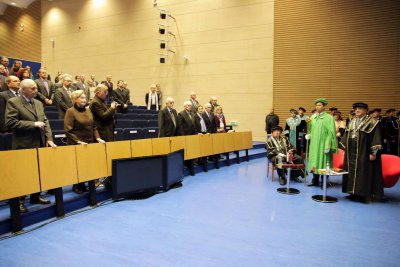 Doctor Honoris Causa Michalovi Kováčovi a Petrovi Mihókovi