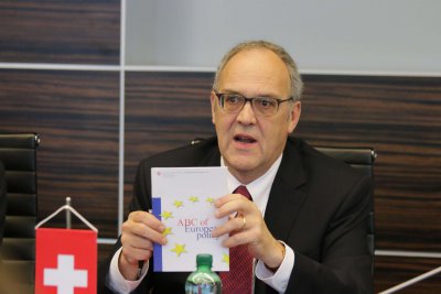 Nový švajčiarsky veľvyslanec navštívil EU v Bratislave