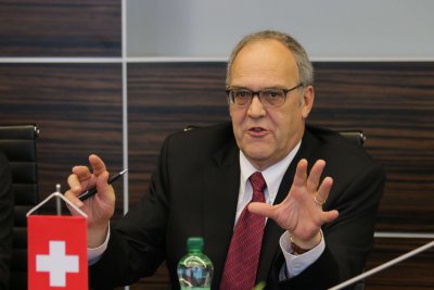 Nový švajčiarsky veľvyslanec navštívil EU v Bratislave