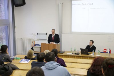 Nový švajčiarsky veľvyslanec navštívil EU v Bratislave
