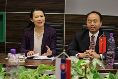 Hostia z čínskej Tianjin University