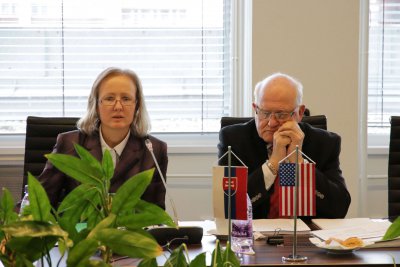 Návšteva nového mentora EU v Bratislave Dr. Kjella Knudsena