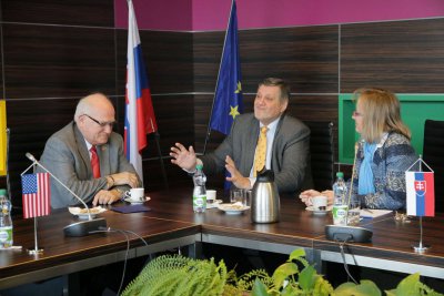 Návšteva nového mentora EU v Bratislave Dr. Kjella Knudsena