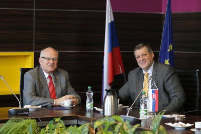 Návšteva nového mentora EU v Bratislave Dr. Kjella Knudsena