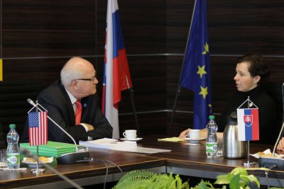 Návšteva nového mentora EU v Bratislave Dr. Kjella Knudsena