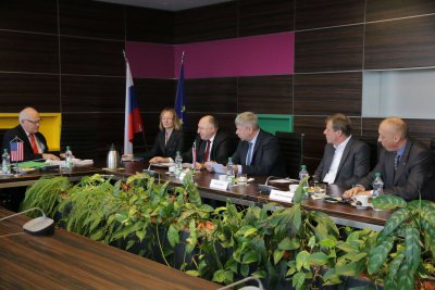 Návšteva nového mentora EU v Bratislave Dr. Kjella Knudsena