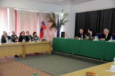 Návšteva ministra školstva Juraja Draxlera na EU v Bratislave