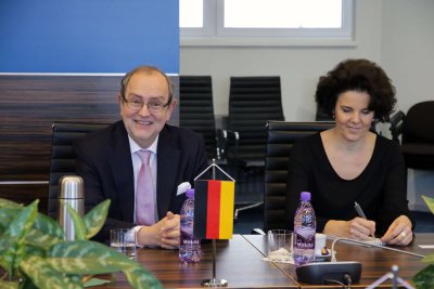 Návšteva nového veľvyslanca SRN na EU v Bratislave
