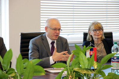 Návšteva nového veľvyslanca SRN na EU v Bratislave