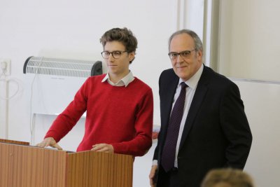 Alexander Wittwer prednášal študentom EU v Bratislave