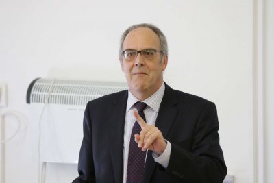 Alexander Wittwer prednášal študentom EU v Bratislave