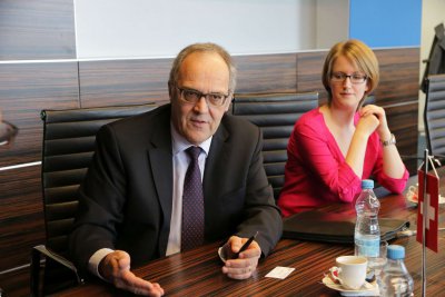 Alexander Wittwer prednášal študentom EU v Bratislave