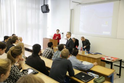 Univerzitné udalosti » Alexander Wittwer prednášal študentom EUBA