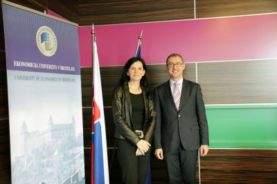Prvá návšteva slovinského diplomata na EU v Bratislave