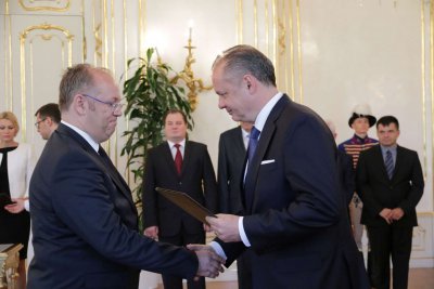 Prezident Andrej Kiska vymenoval 26 nových profesorov