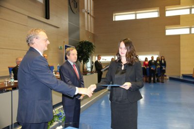 Promócie absolventov frankofónneho štúdia 2015