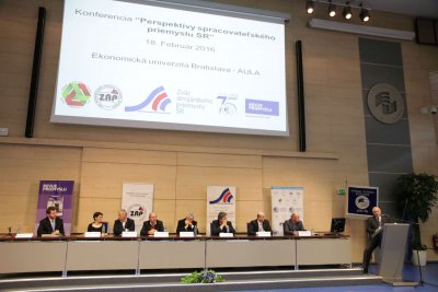Konferencia Perspektívy spracovateľského priemyslu v SR
