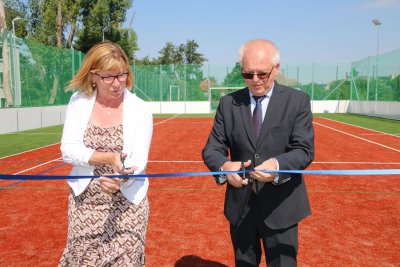 Univerzitné udalosti » Otvorenie nového multifunkčného ihriska v ŠD Horský park