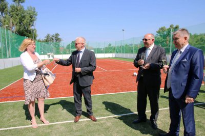 Otvorenie nového multifunkčného ihriska v ŠD Horský park