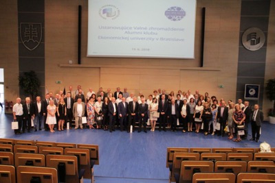 Ustanovujúce valné zhromaždenie Alumni klubu EU v Bratislave