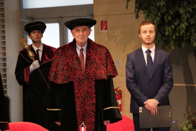 Ekonomická univerzita v Bratislave udelila čestnú vedeckú hodnosť doctor honoris causa Andreasovi Wörgötterovi