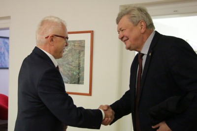 Univerzitné udalosti » Receiving the Delegation from the Kyiv National Economic University named after Vadym Hetman