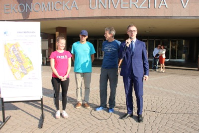 I. ročník univerzitného behu Unibeh EUBA