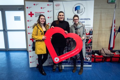 Univerzitné udalosti » Valentínska kvapka krvi sa tento rok začala presne na Valentína na EU v Bratislave