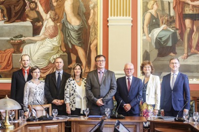 Univerzitné udalosti » Signing the Memorandum of Understanding with Budapest Business School