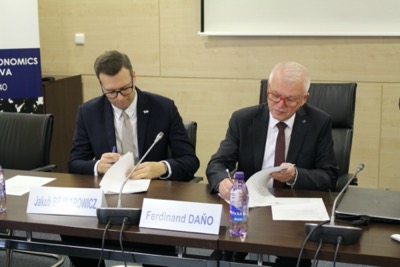 Univerzitné udalosti » EUBA Signed a Memorandum of Understanding with CIMA