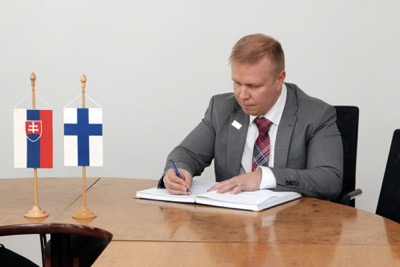 Prijatie rektora z fínskej univerzity v Seinäjoki