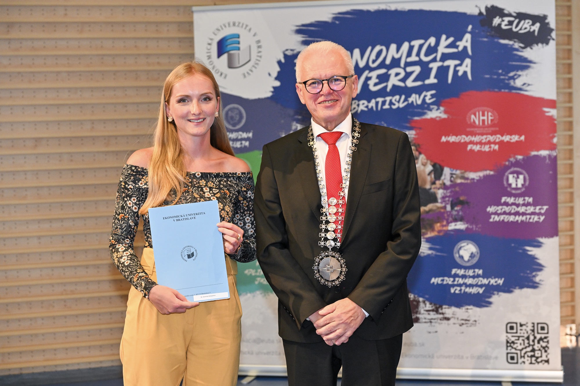 Ocenenie víťazných prác ŠVOČ „Cenou rektora Ekonomickej univerzity v Bratislave“ za rok 2023