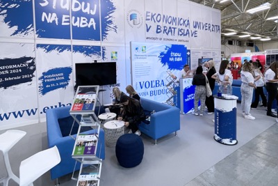 EUBA na veľtrhoch pre stredoškolákov - uchádzačov
