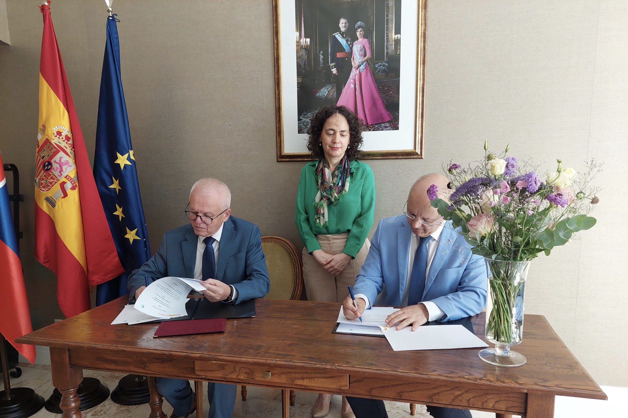 Podpis memoranda o porozumení medzi EU v Bratislave a ICEX Spain Trade and Investment