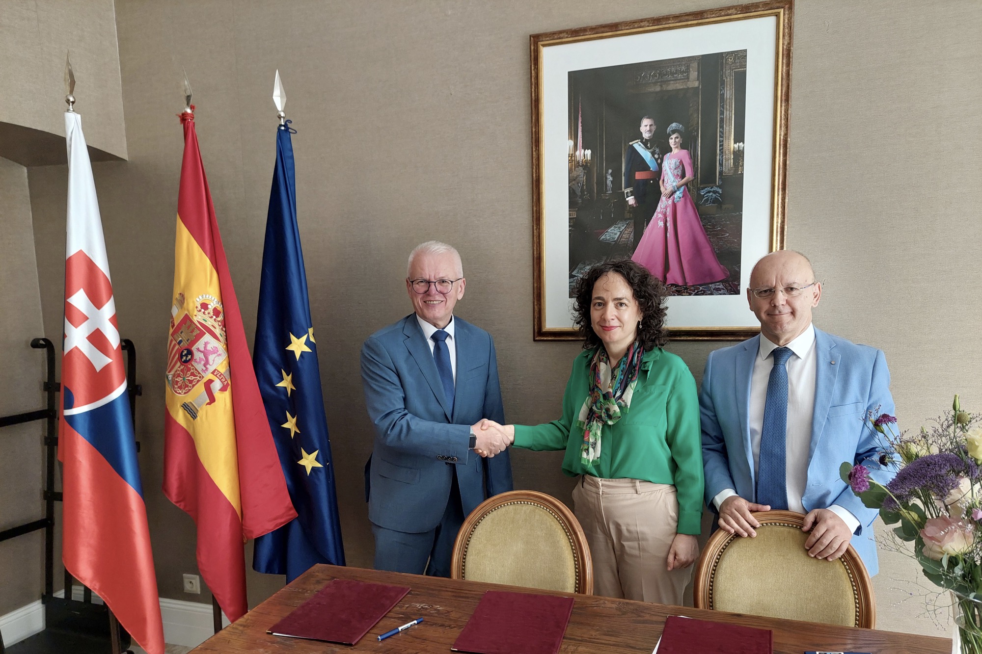 Podpis memoranda o porozumení medzi EU v Bratislave a ICEX Spain Trade and Investment