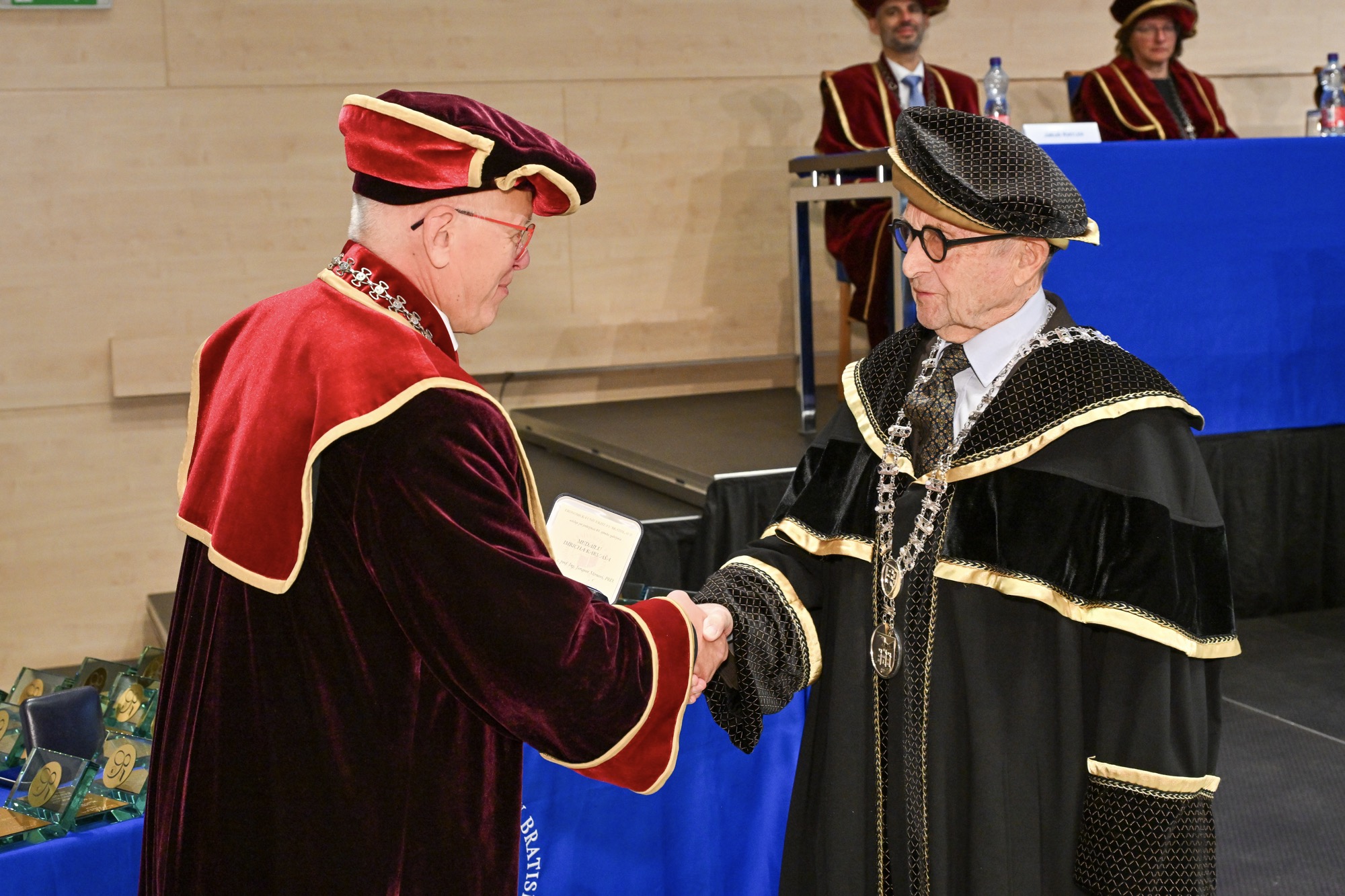 Values that endure: EUBA honors personalities with the Imrich Karvaš Medal