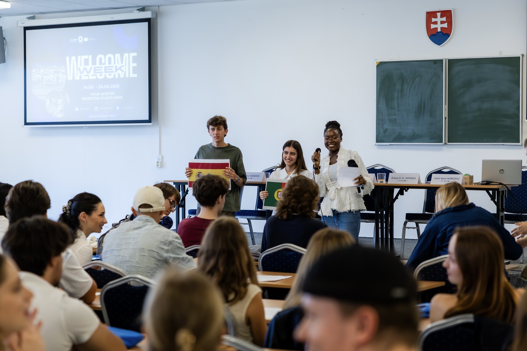 EUBA privítala zahraničných výmenných študentov na zimný semester akademického roka 2026/2027
