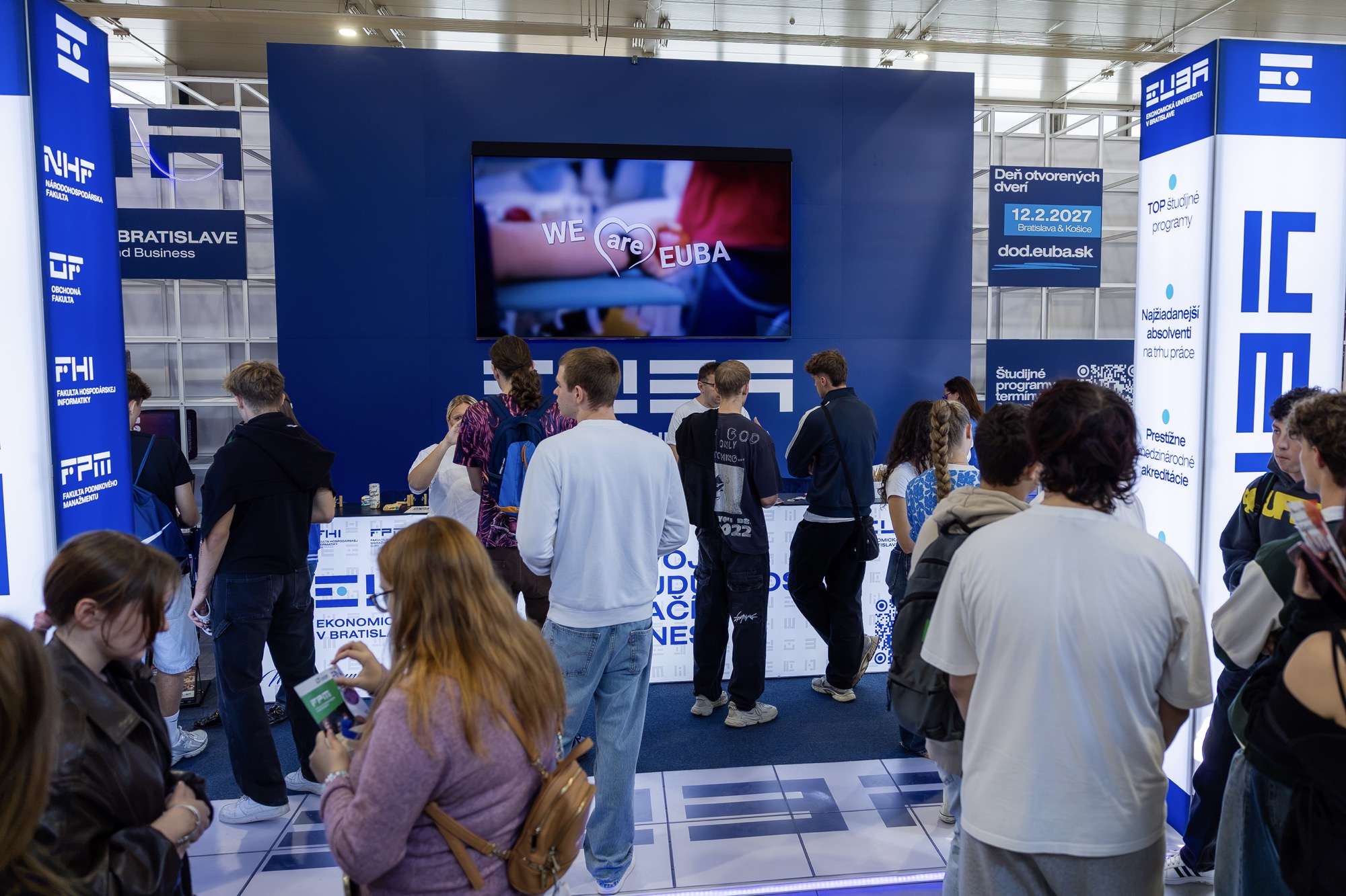 Hovoríme jazykom mladých: EUBA predstavila na Gaudeamuse modernú expozíciu