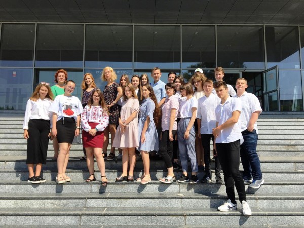 Delegation of Secondary School Students from Kharkov at EUBA