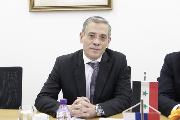 Prijatie konzula veľvyslanectva Sýrskej arabskej republiky